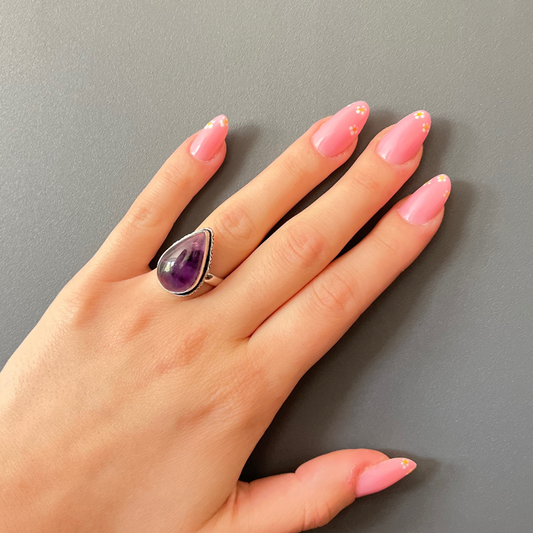 Anello in Ametista