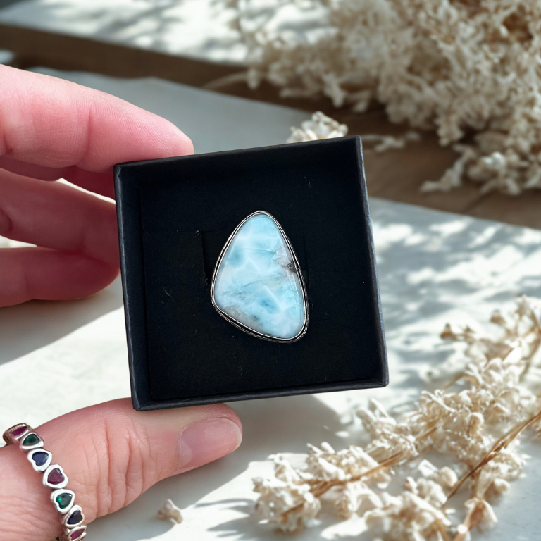Anelli in Larimar