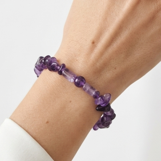 Bracciale Chips Ametista