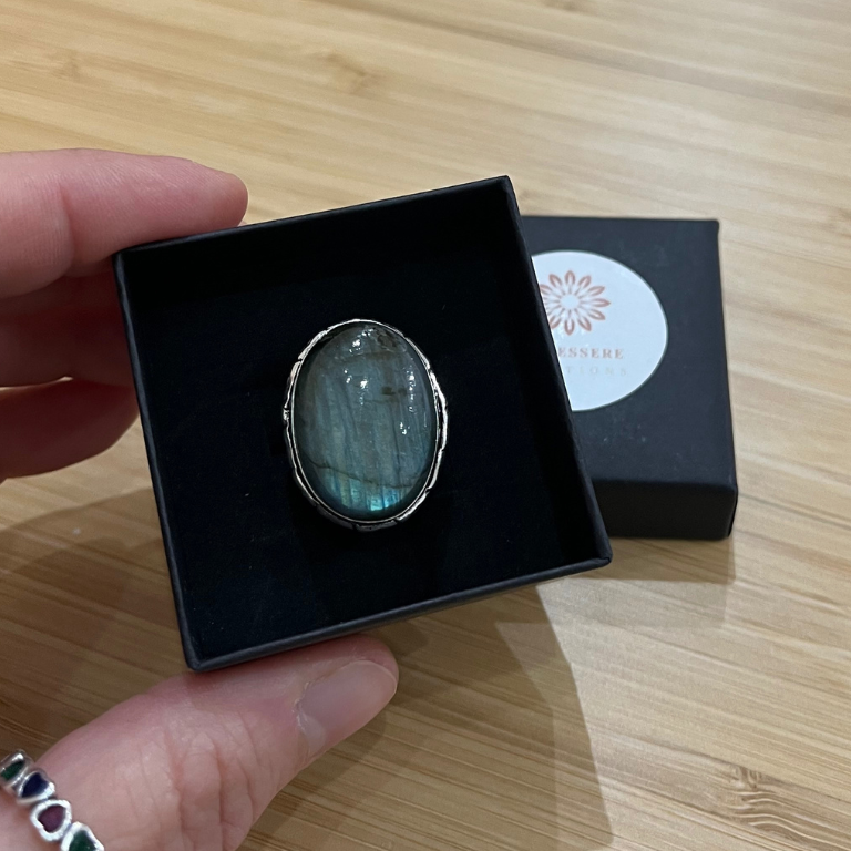 Anelli in Labradorite