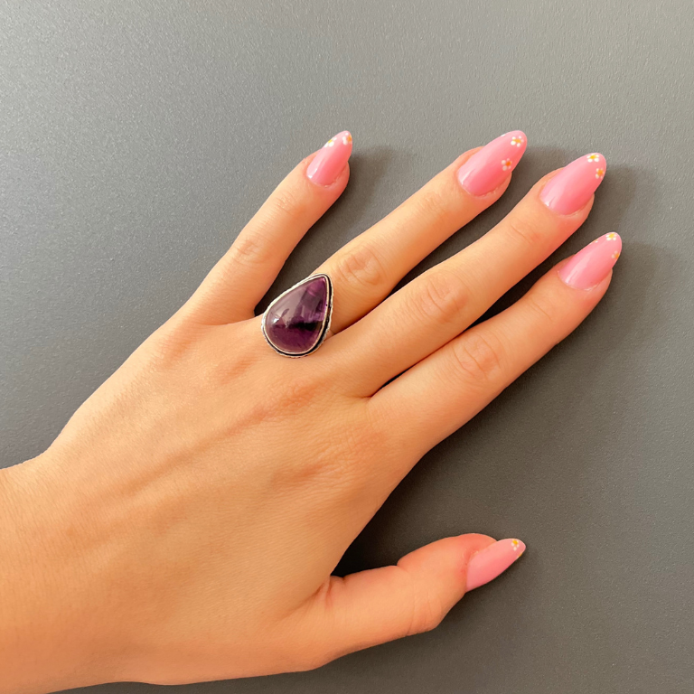 Anello in Ametista