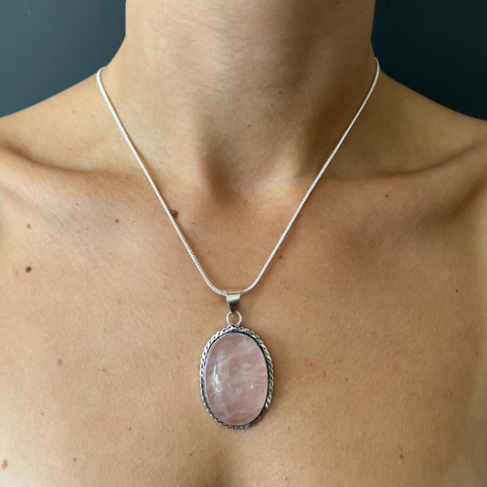 Ciondoli in Quarzo Rosa