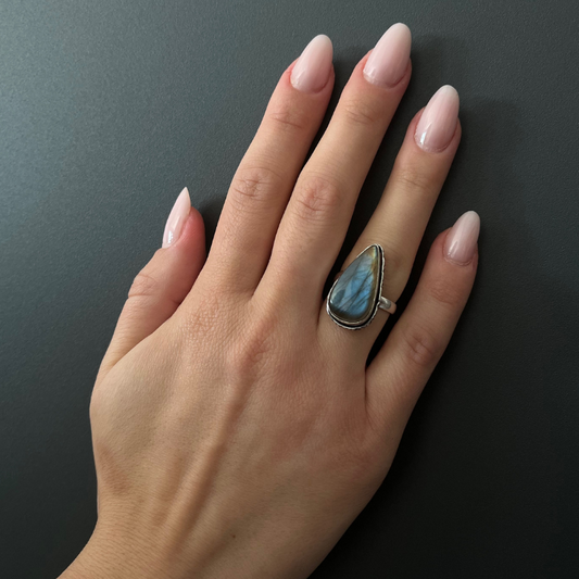 Anelli in Labradorite