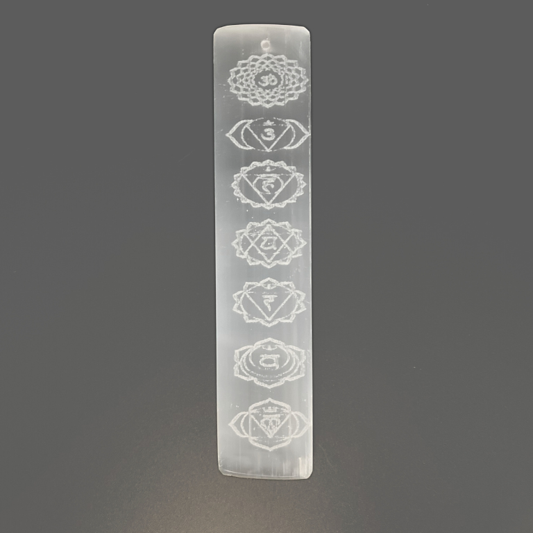 Piattino di Selenite - 7 Chakra Sci