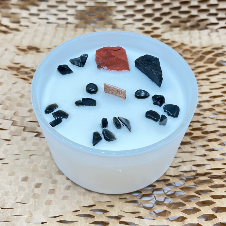 Candela Agata Nera e Diaspro Rosso