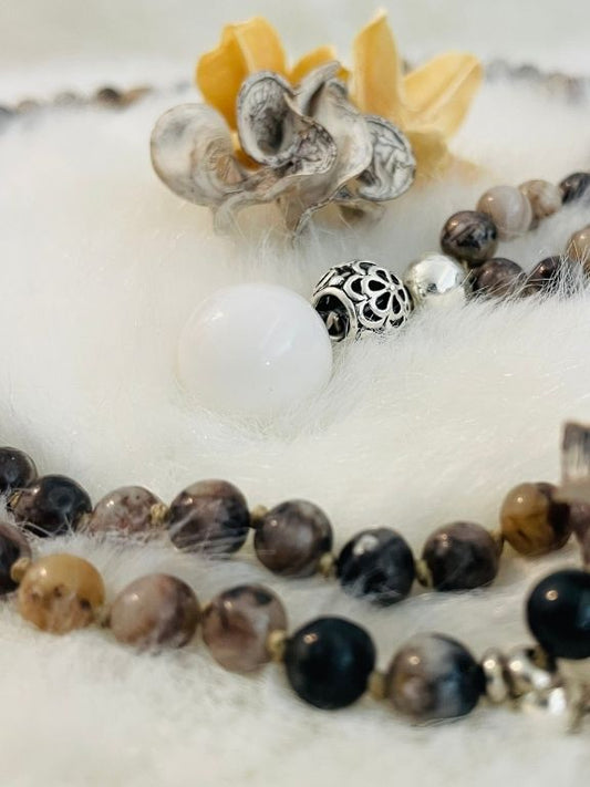 JAPAMALA DIASPRO OCEANICO FOSSILE (6mm)