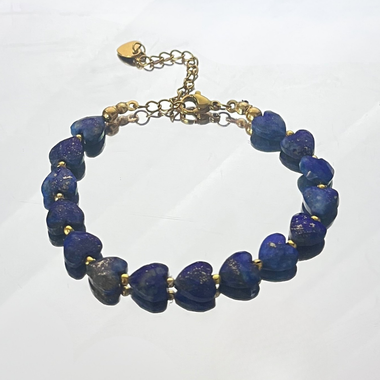 Bracciale Cuori in Lapislazzuli