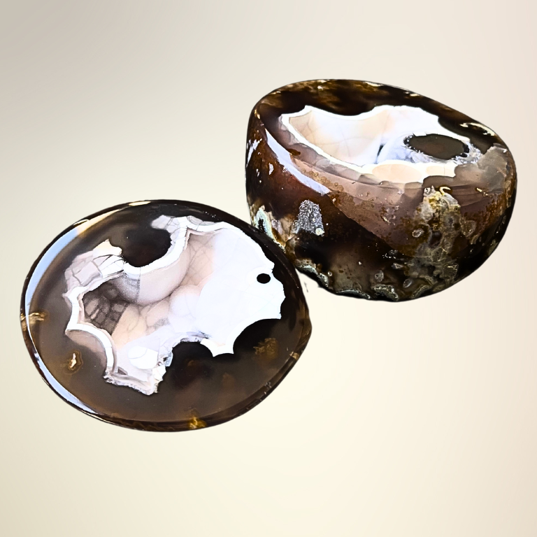 Geode di Agata con cuore cristallino