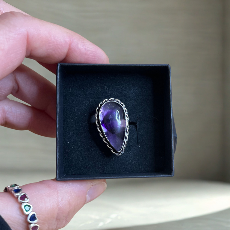 Anello in Ametista