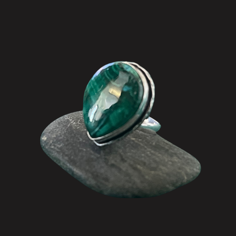 Anelli in Crisocolla e Malachite