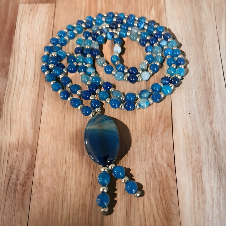 JAPAMALA BLUE AGATE (6mm)