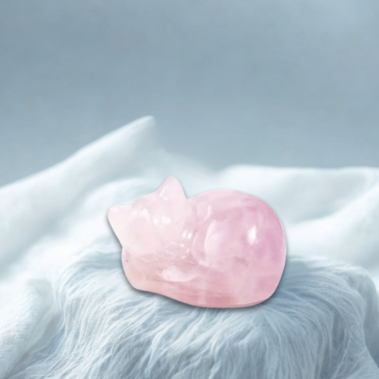 Gattino in Quarzo Rosa