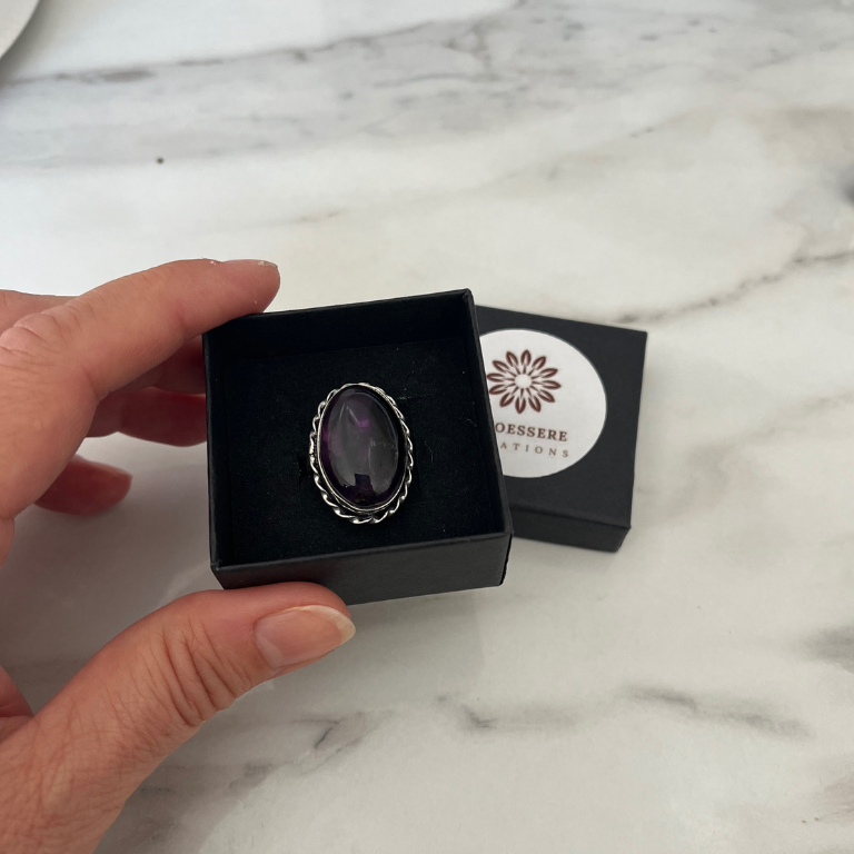 Anello in Ametista
