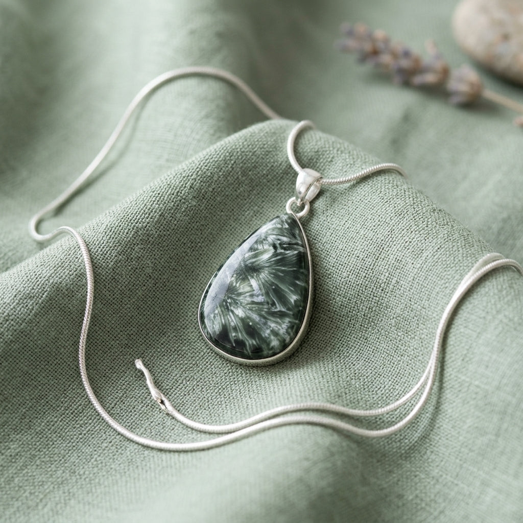 Ciondolo Serafinite in Argento 925