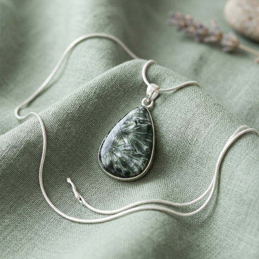 Ciondolo Serafinite in Argento 925