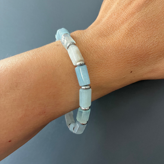 Bracciale in Acquamarina