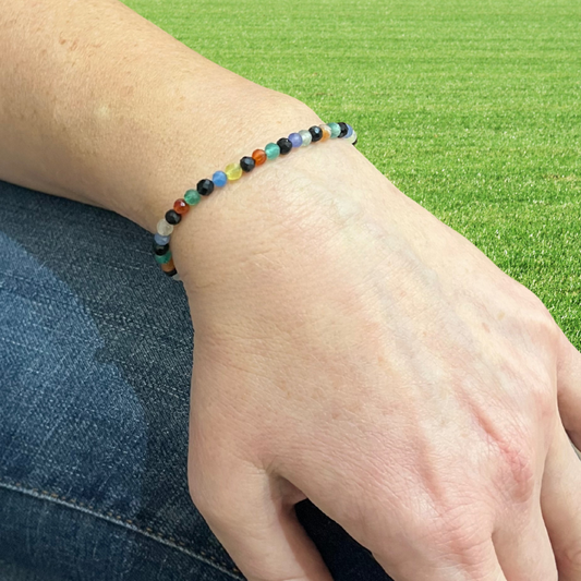 Bracciale Agata multicolore