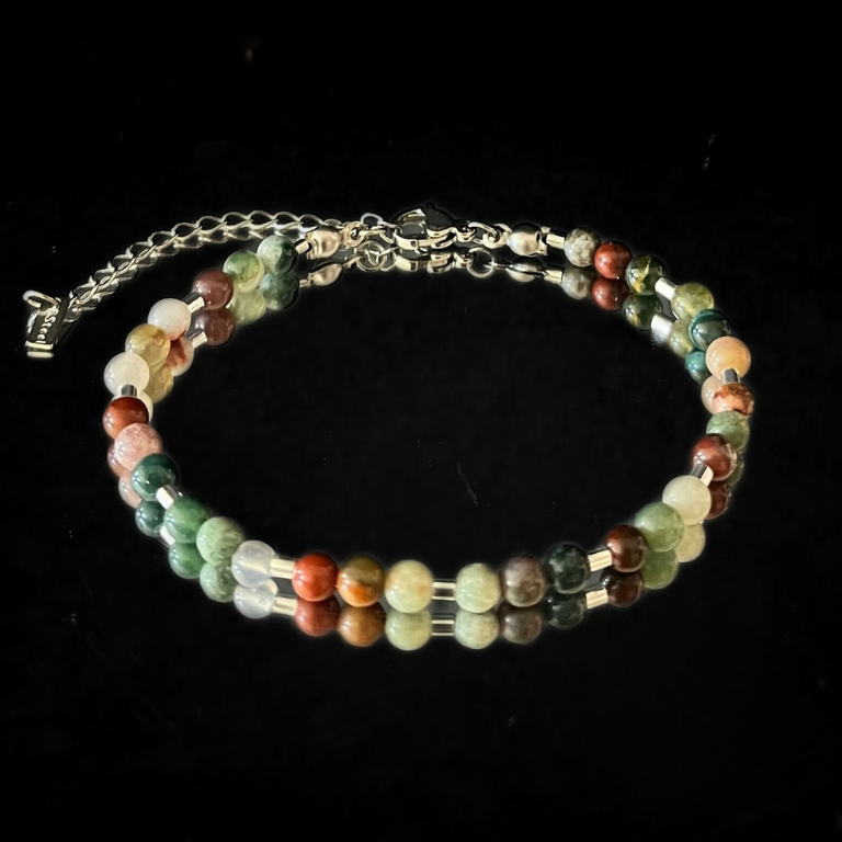 Bracciale in Agata Indiana