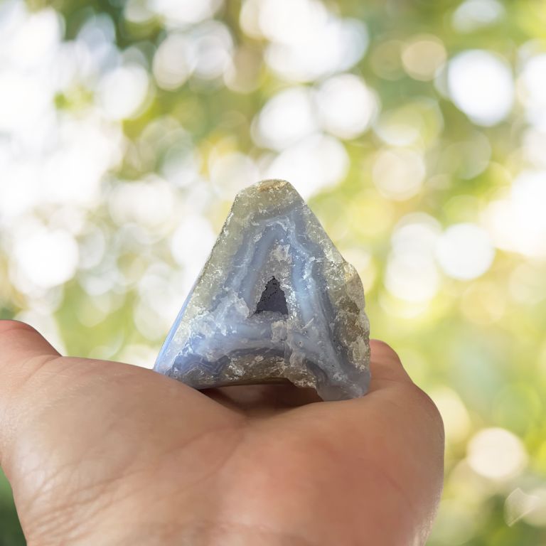 Agata dal Pizzo Blu Grezza