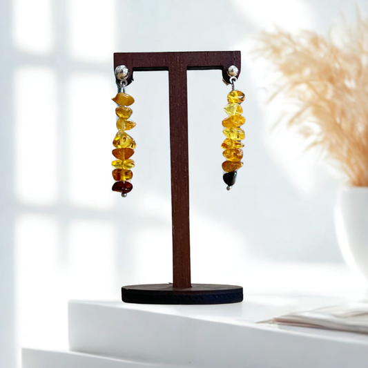 Orecchini in Ambra Naturale