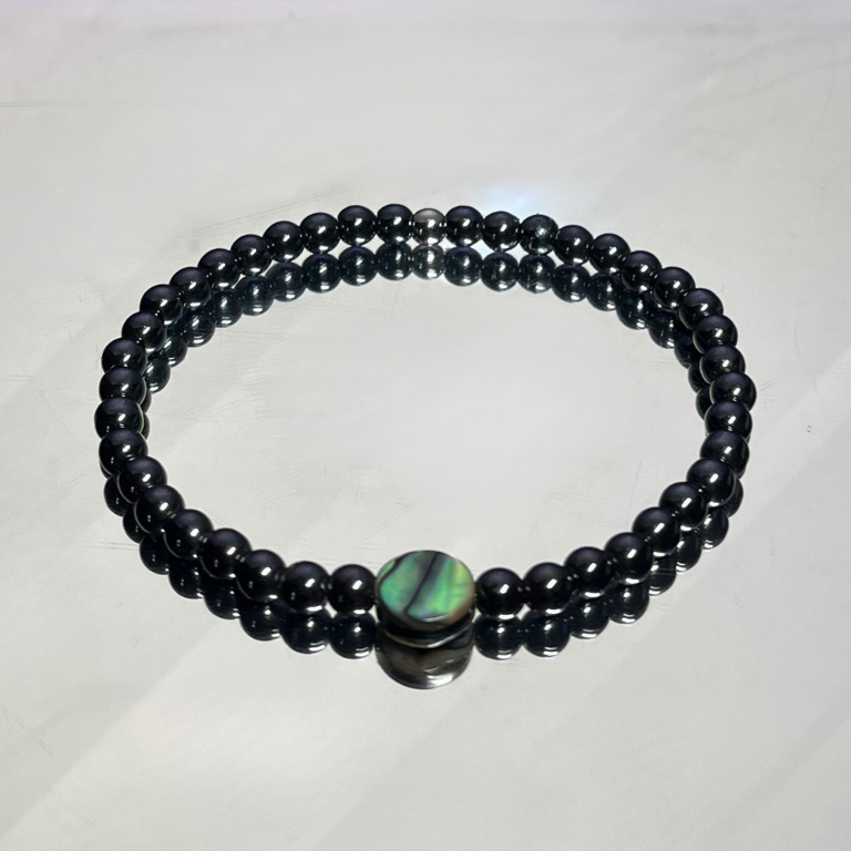 Bracciale Ematite e Abalone