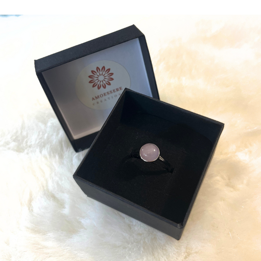 Anello in Kunzite – Argento 925 Regolabile