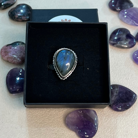 Anelli in Labradorite