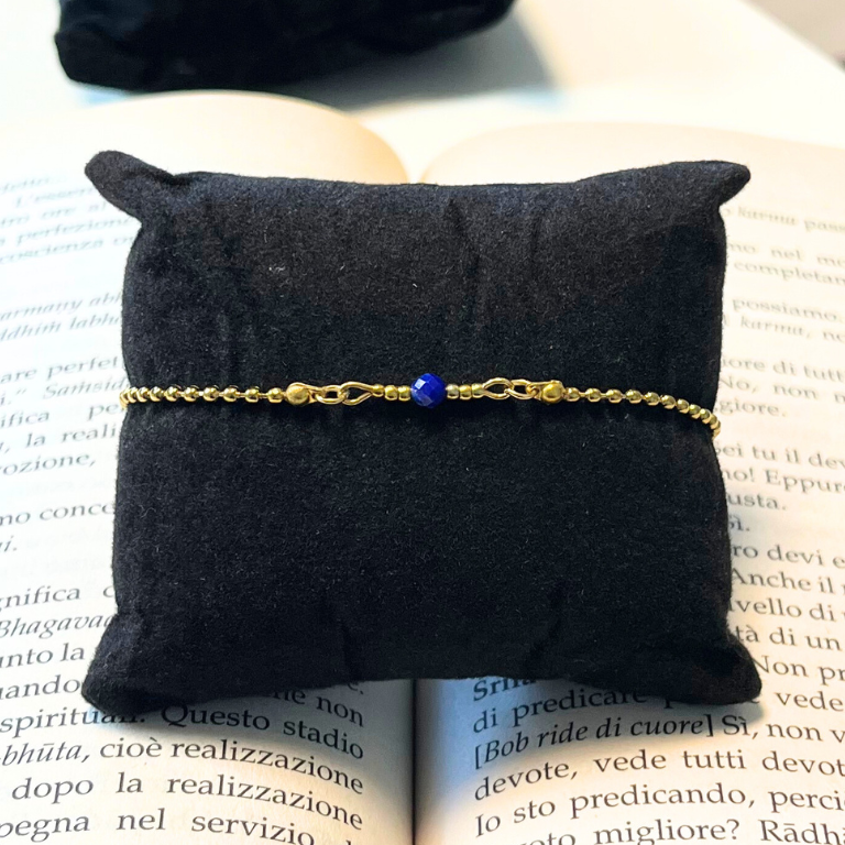Bracciali con Pietra Naturale su catena Dorata