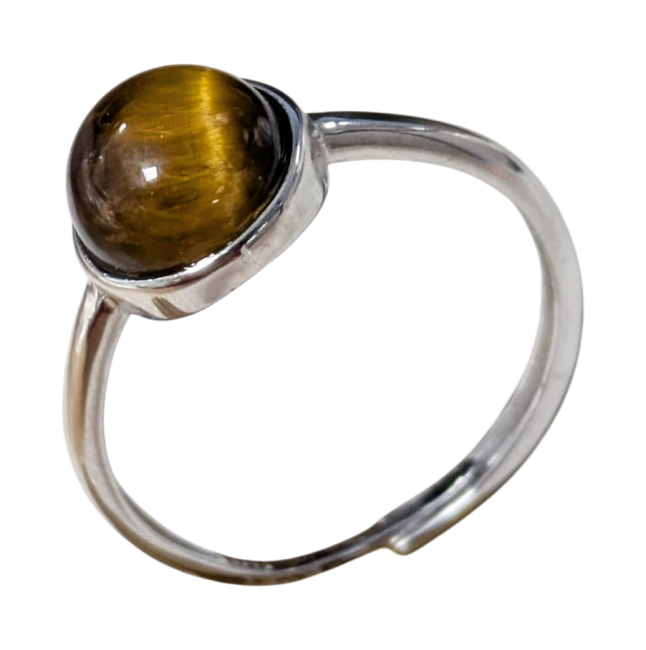 Anello in argento con Occhio di tigre