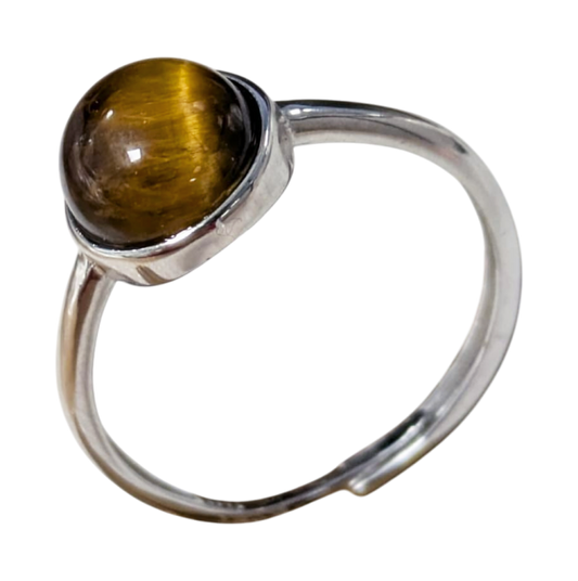 Anello in argento con Occhio di tigre