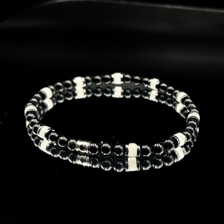 Bracciale Tormalina e Pietra di Luna