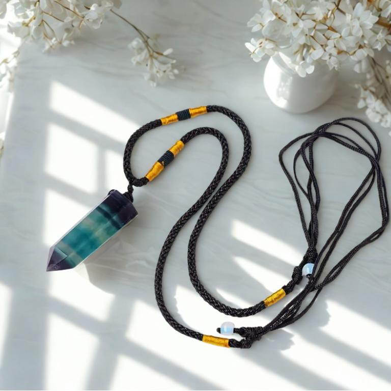 Collana in Fluorite