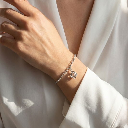 Bracciale con Charm Genesa Crystal e Pietra Naturale