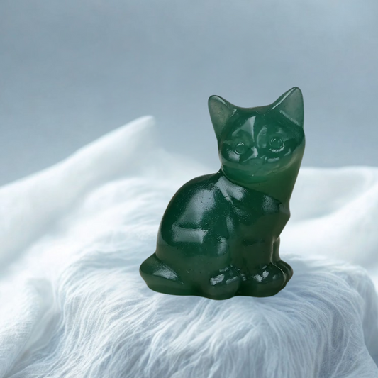 Gattino in Avventurina Verde