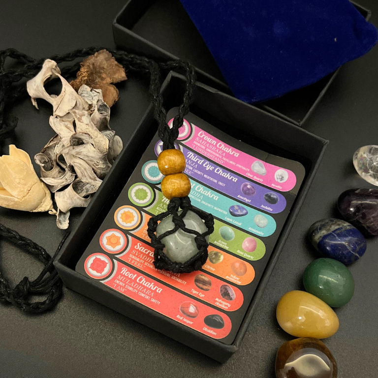 SET COLLANA E PIETRE CHAKRA