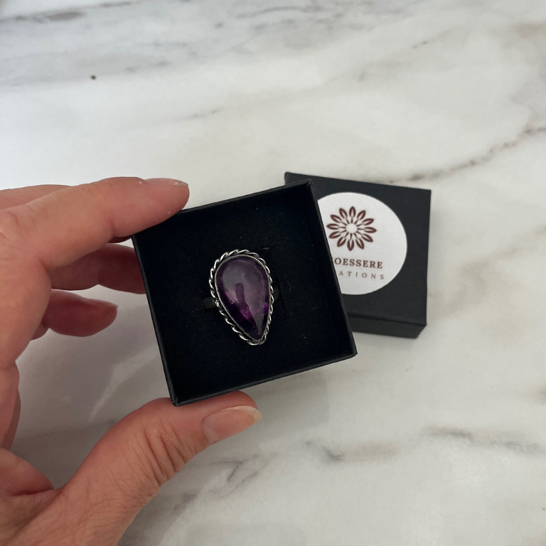 Anello in Ametista