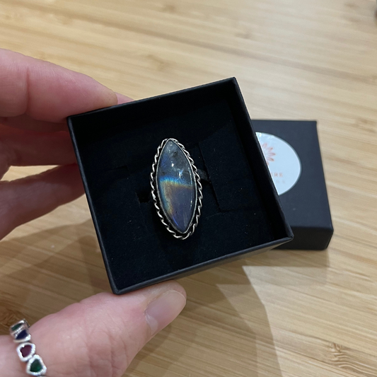 Anelli in Labradorite