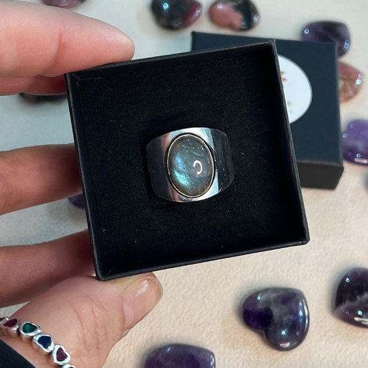 Anello  Labradorite in Argento 925