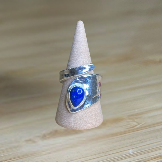 Anello Regolabile con Lapislazzuli