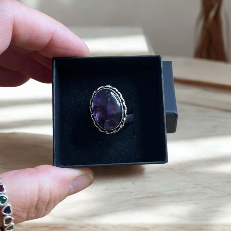 Anello in Ametista