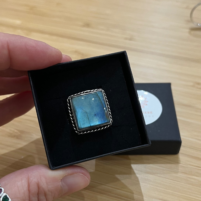 Anelli in Labradorite