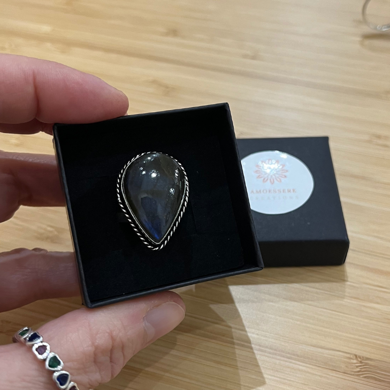 Anelli in Labradorite