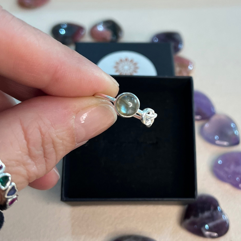 Anello Labradorite