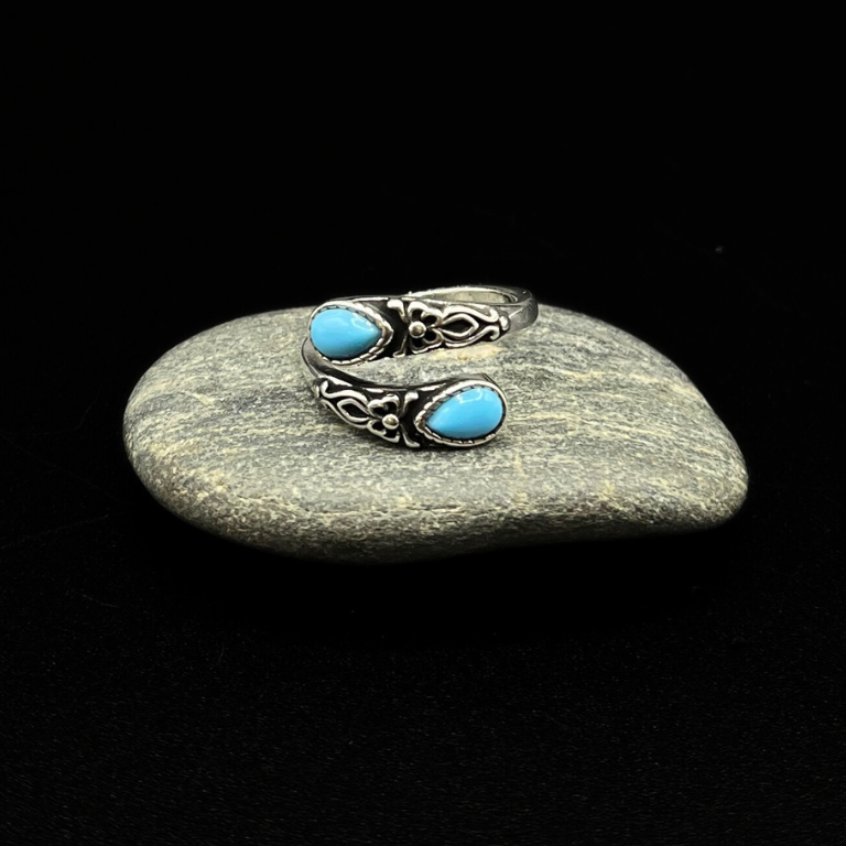 Anillo de plata 925 y turquesa
