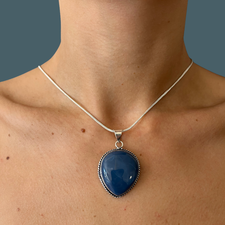 Ciondoli in Calcedonio blu