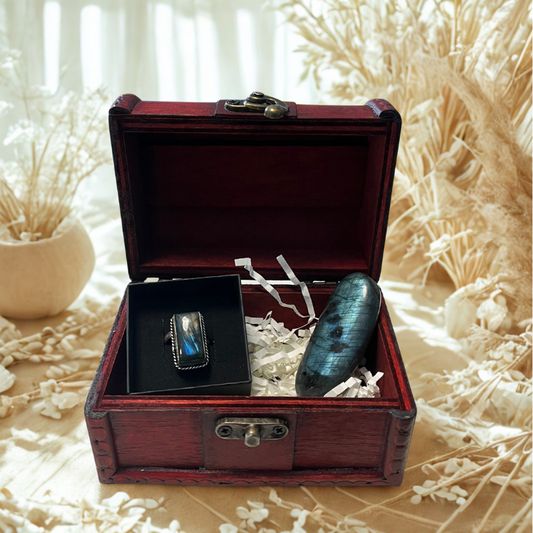 Forziere Labradorite - Protezione e Trasformazione Interiore