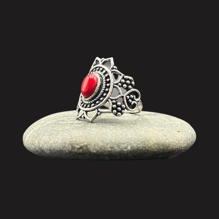 Anello in Corallo rosso