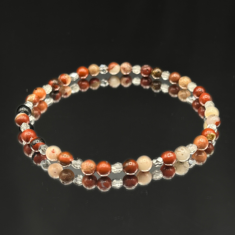 Pulsera de Jaspe Rojo – Energía y Vitalidad
