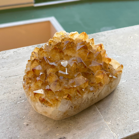 Drusa Quarzo Citrino