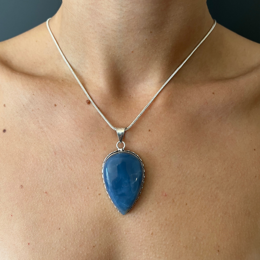 Ciondoli in Calcedonio blu